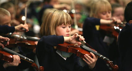 Child with Violin
